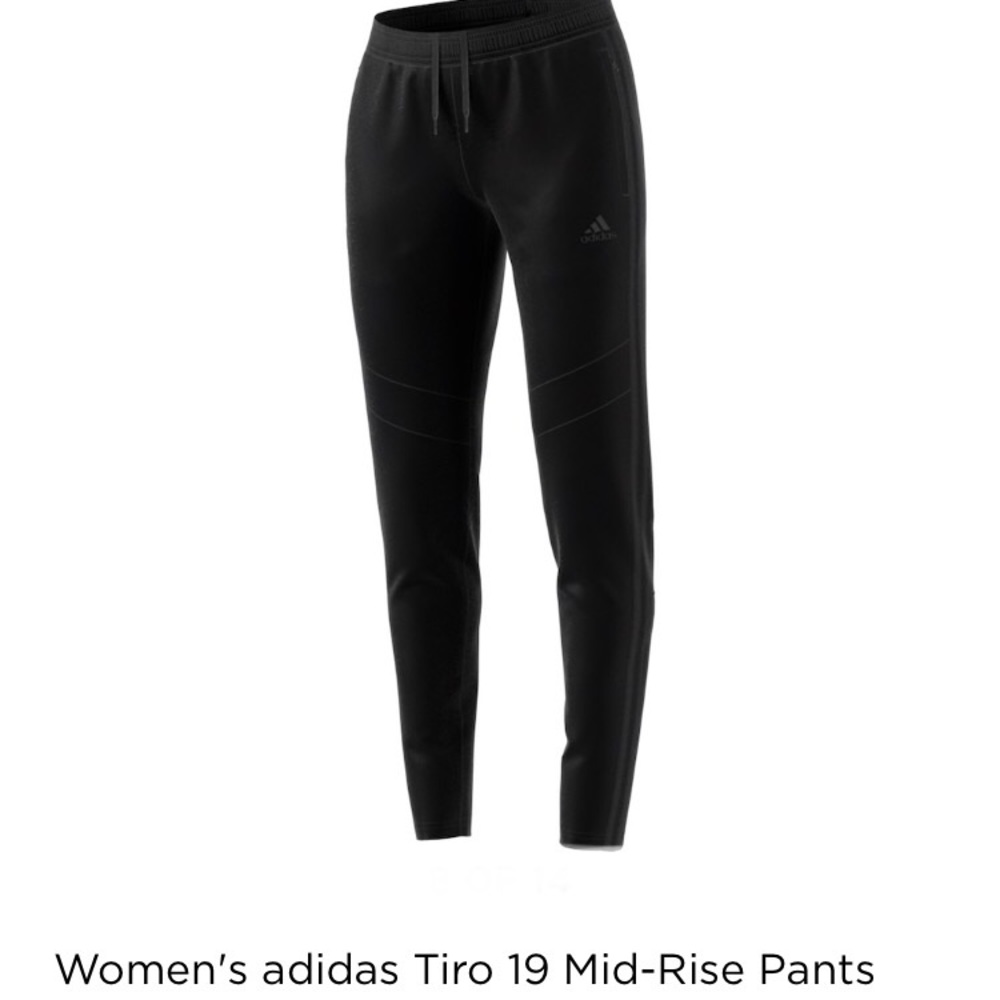 Women’s medium adidas trio 19 mid-rise pants